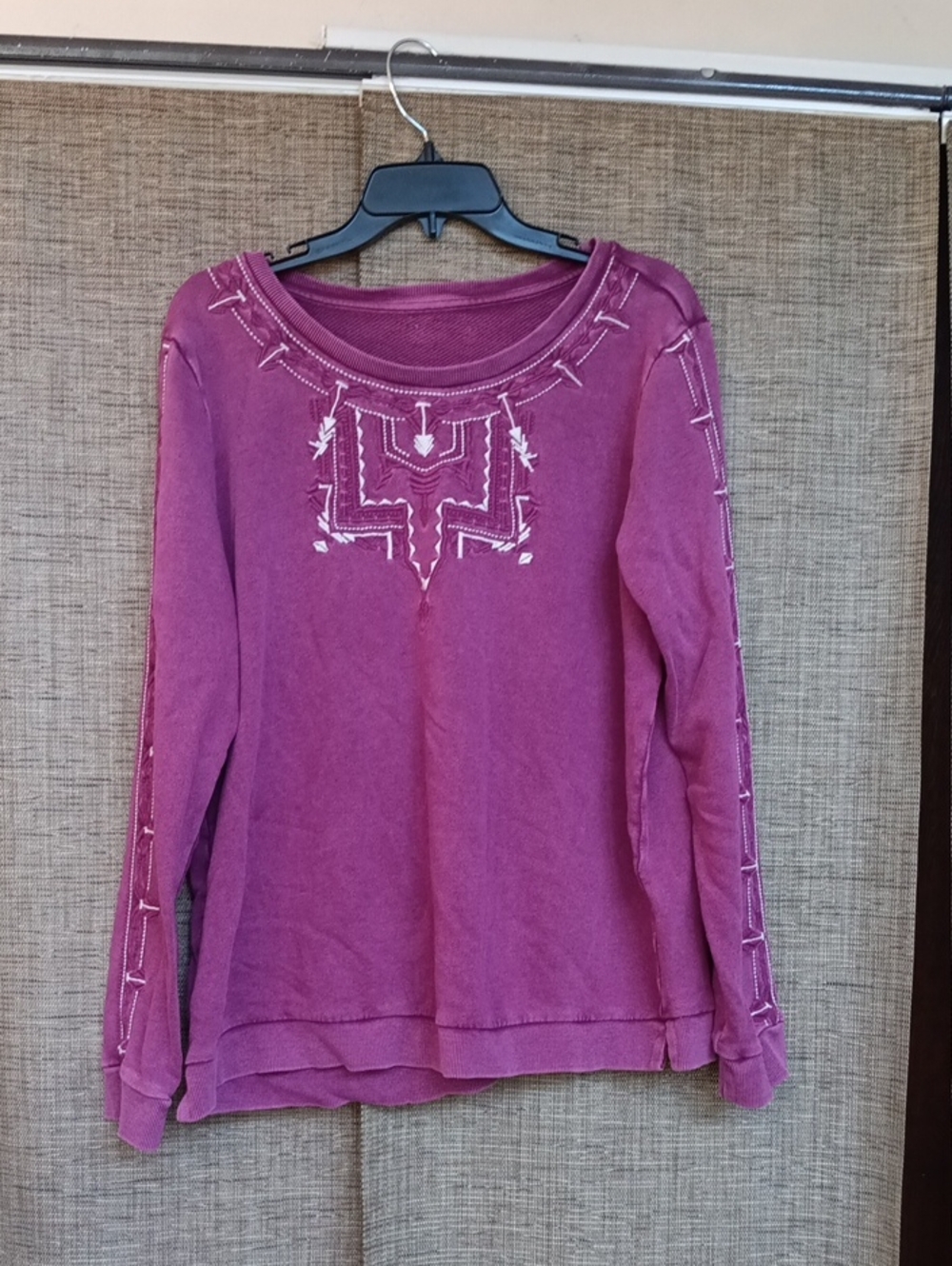 Terry Sweat Shirt Color Berry